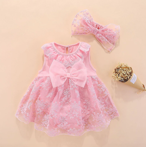 Sweet baby dress pink