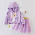 Conjunto unicorn violet