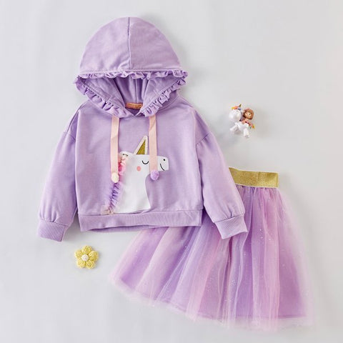 Conjunto unicorn violet