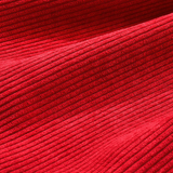 Vestido de pana rojo