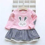 Rabbit pattern dress